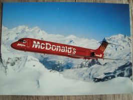 McDonald`s Crossair MD-83 HB-IUH